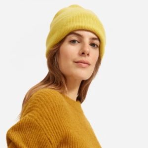 Chunky cashmere beanie